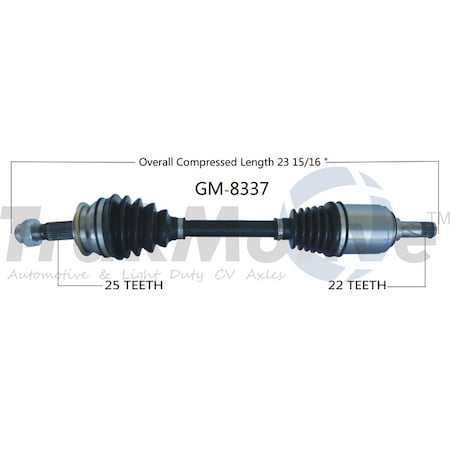 Cv Axle Shaft,Gm-8337